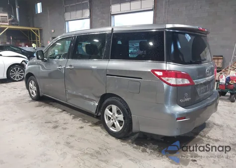 2015 Nissan Quest Sv from USA, damaged, VIN JN8AE2KP2F9132360